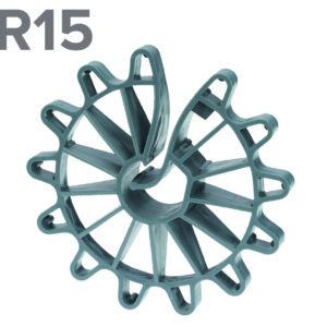 Distantieri armaturi tip Rozeta R15mm - 1000 buc/sac