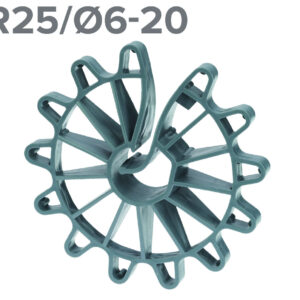 Distantieri armaturi tip Rozeta Dmare R25mm/Ø6-20 - 250 buc/sac