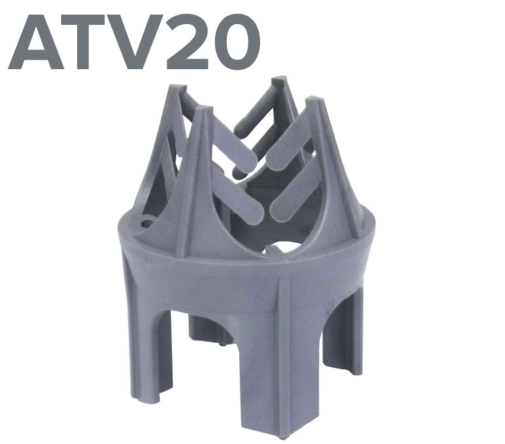 Distantier placa cu 4 picioare ATV20mm/Ø6-20 - 500buc/sac