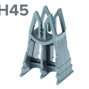 Distantier Placa Plasto Plus H45mm/Ø4-16 - 125 buc/sac - imagine 1